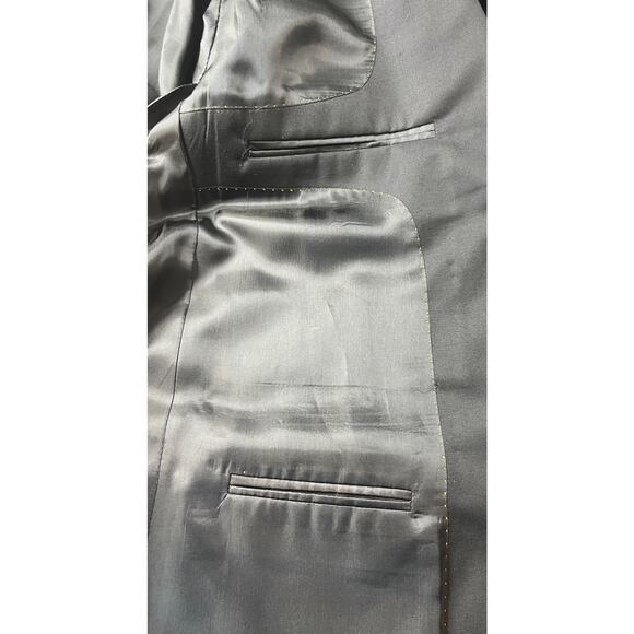 Joseph & Feiss Gold Sport‎ Coat Blazer Jacket Navy Blue 42R Tailored Wool - Picture 6 of 8